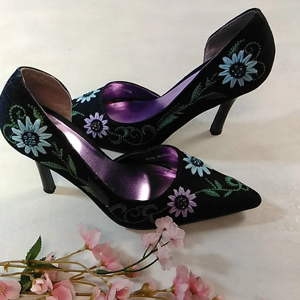 Demi heels woman's size 7.5 Festival, Boho